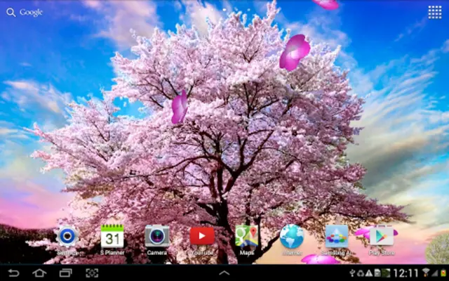 Sakura Garden Live Wallpaper android App screenshot 0