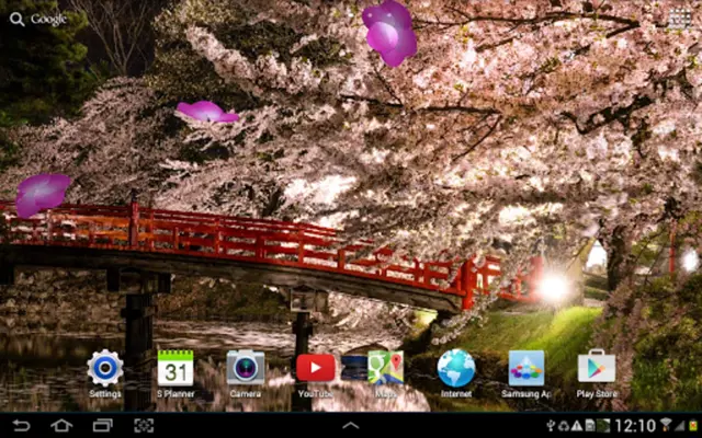 Sakura Garden Live Wallpaper android App screenshot 1