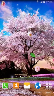 Sakura Garden Live Wallpaper android App screenshot 5